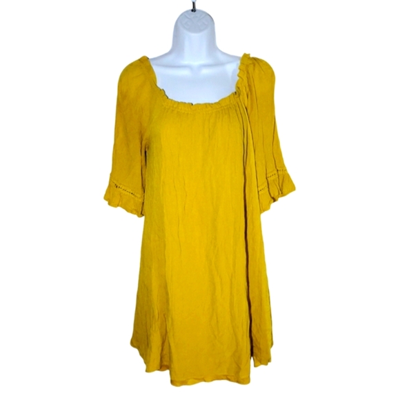 Naif Anthropologie Waterfall Sleeve Dress - Picture 1 of 10